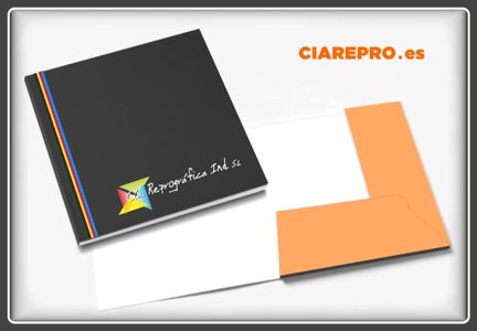 carpeta comercial cuadrada